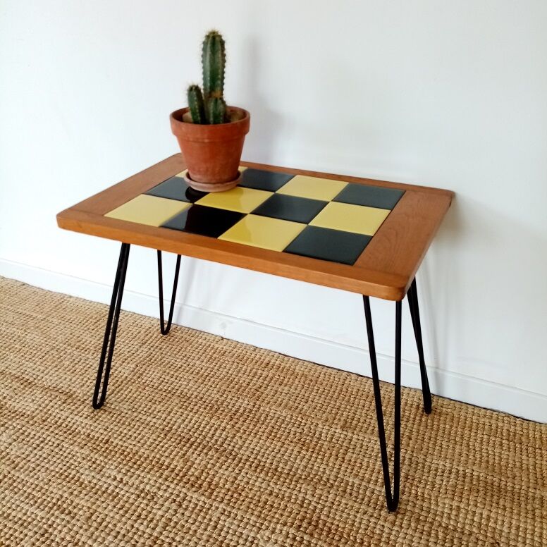 1950s ceramic coffee table