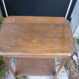 Double tray saddle, wood art deco