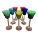 Saint Louis Crystal Colored Wine Glasses