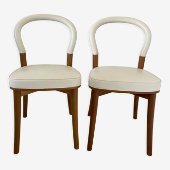 Chaises cuir et bois cassina göteborg