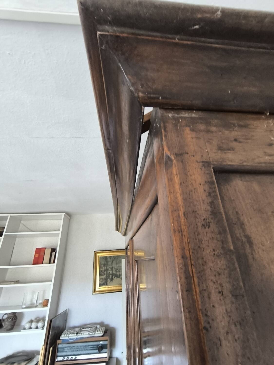 Louis Philippe oak wardrobe