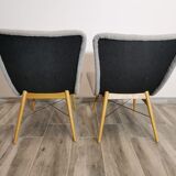 Restored pair of armchairs by Miroslav Navratil