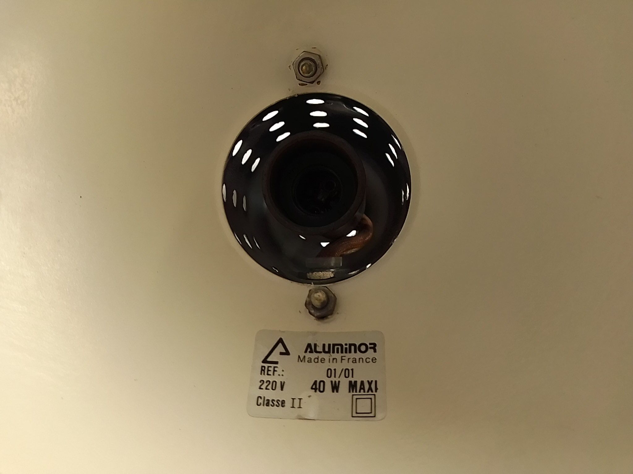 Aluminor Vintage White Office Lamp