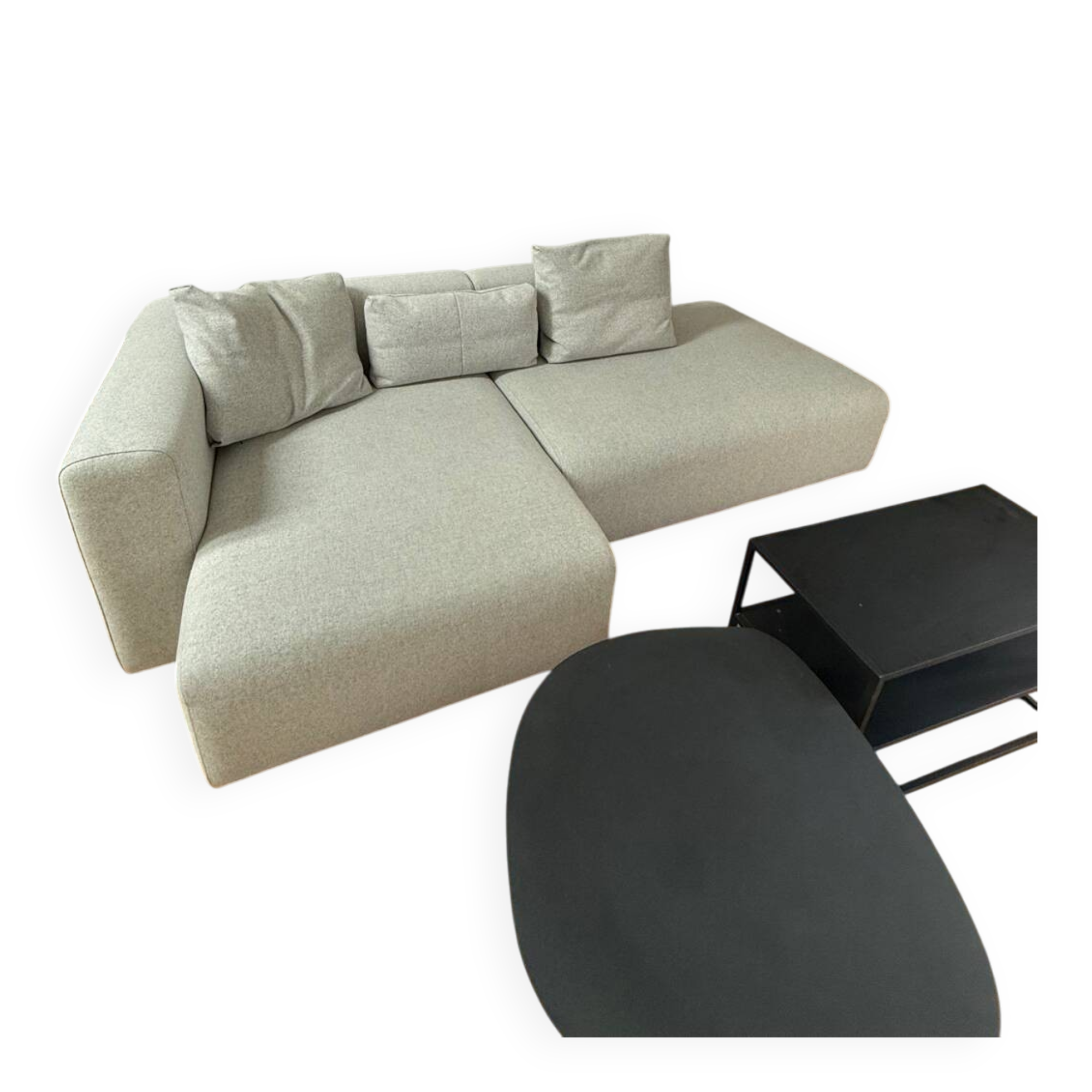 Canapé d'angle Hay Studio / 2,5 places – L 246 cm / Accoudoir gauche