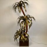 Lampadaire en laiton Maison Jansen palmtree