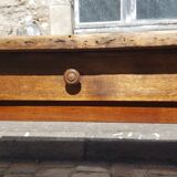 Table de ferme à tiroir