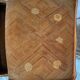 Antique Nightstand Louis XV Style Inlay Wood 3 Drawers Wine