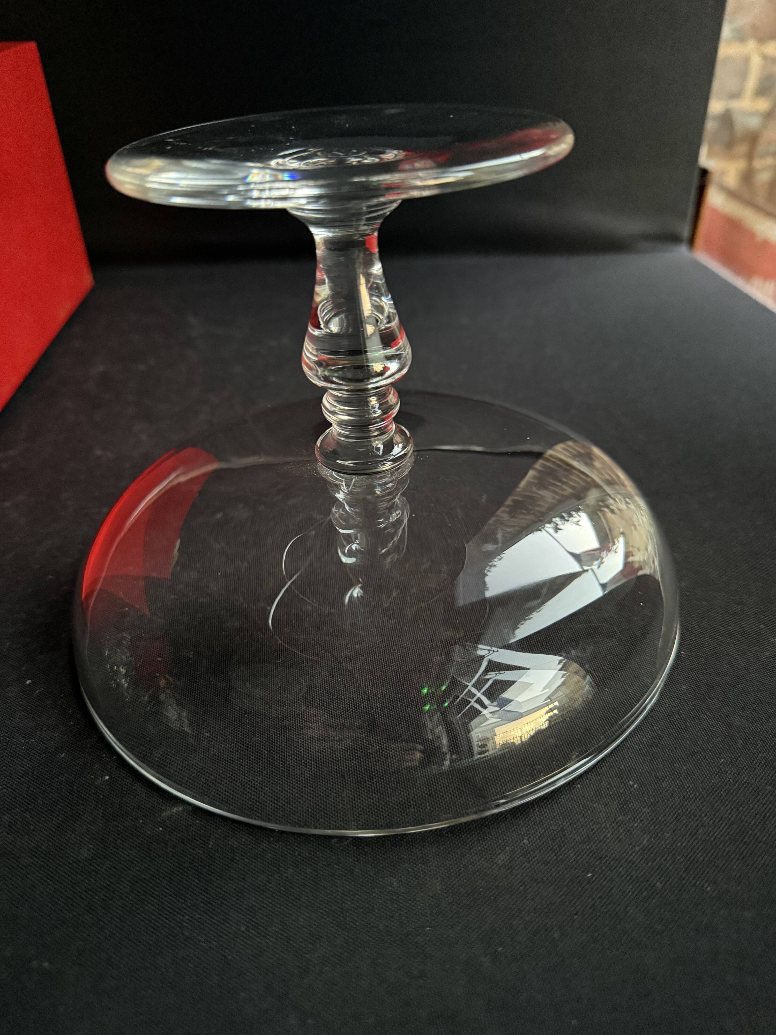 Coupe sur pied Baccarat Vence estampillée en coffret