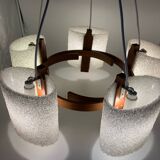 Scandinavian teak chandelier