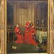 Signed Antique French Oil Painting – Cardinals in Luxurious Setting, 19th C