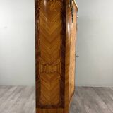 Marquetry wardrobe in Louis XV style, 20th century