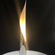 Vintage Floor Lamp • Flame • Stainless Steel • Space Age • 1970