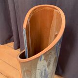 Large , ceramic , floor vase .