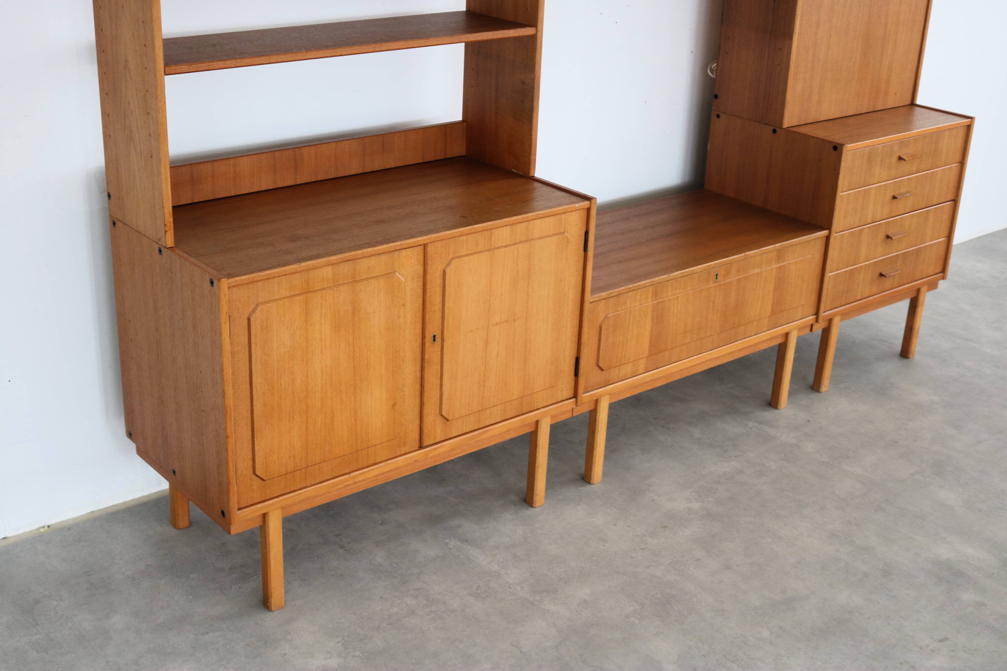 vintage wall unit | cabinet | teak | Swedish