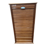 1950s curtain cabinet - Functionalist design in oak