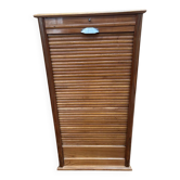 Curtain cabinet from the 1950s - Functionalist design in oak