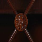 Exquisite Empire Style library cabinet with glass doors, Belgium, 1950s