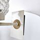 Pair of Vintage Molded Glass Metal Wall Sconces Signed Cervin Functional