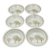 Lot 6 Deep Plates Churchill Homespun Trees