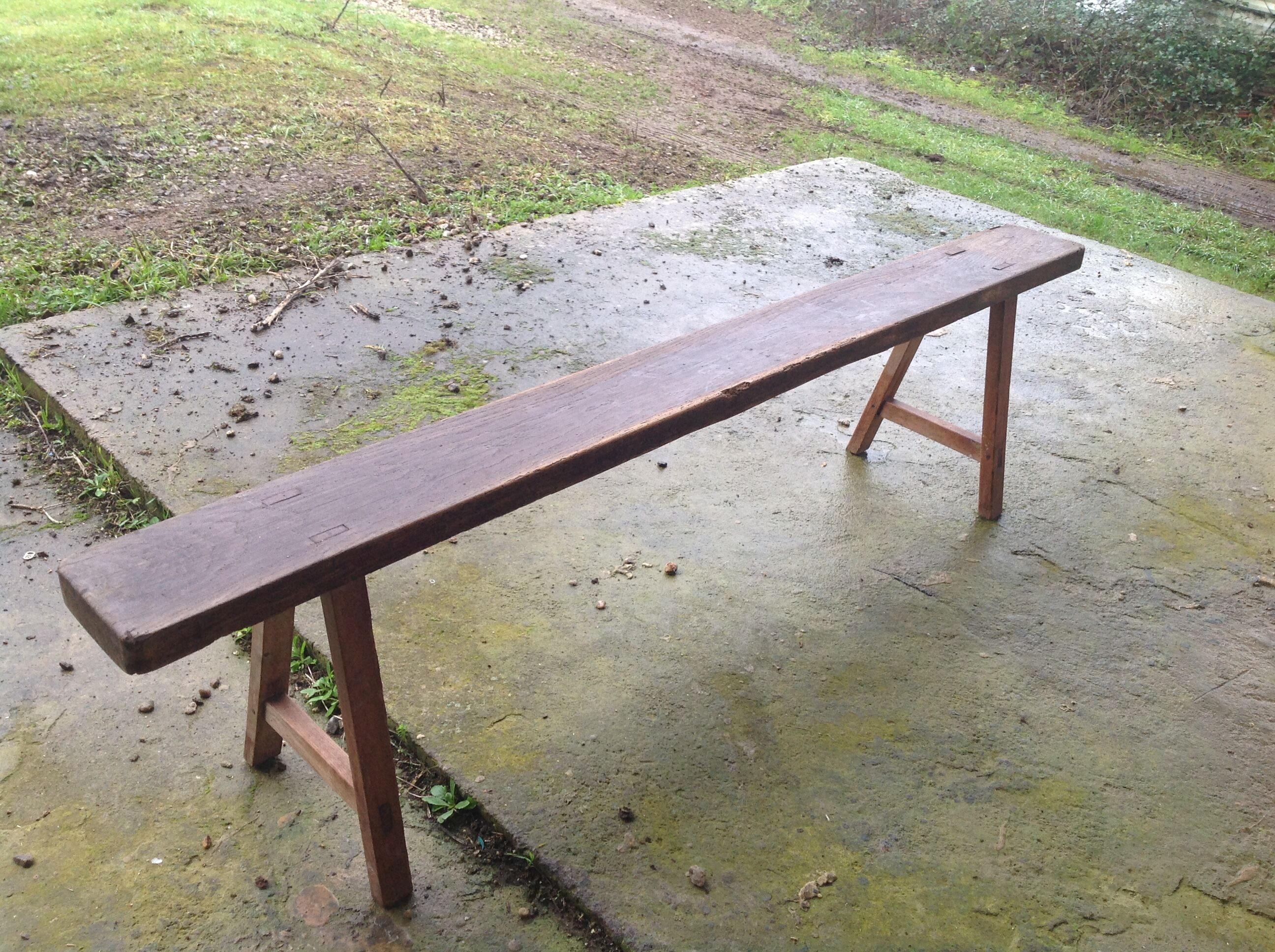 Banc de table de ferme