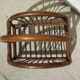 Rattan magazine holder, bamboo and wicker
