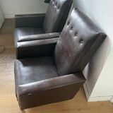 Lot de 2 fauteuils années 50