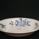 Round deep plate "Favori" Sarreguemines blue