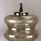60s 70s lamp hanging lamp ball lamp bubble brass glass space age design