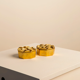 Pair of brass ashtrays by Holger Bäckström & Bo Ljungberg 70's
