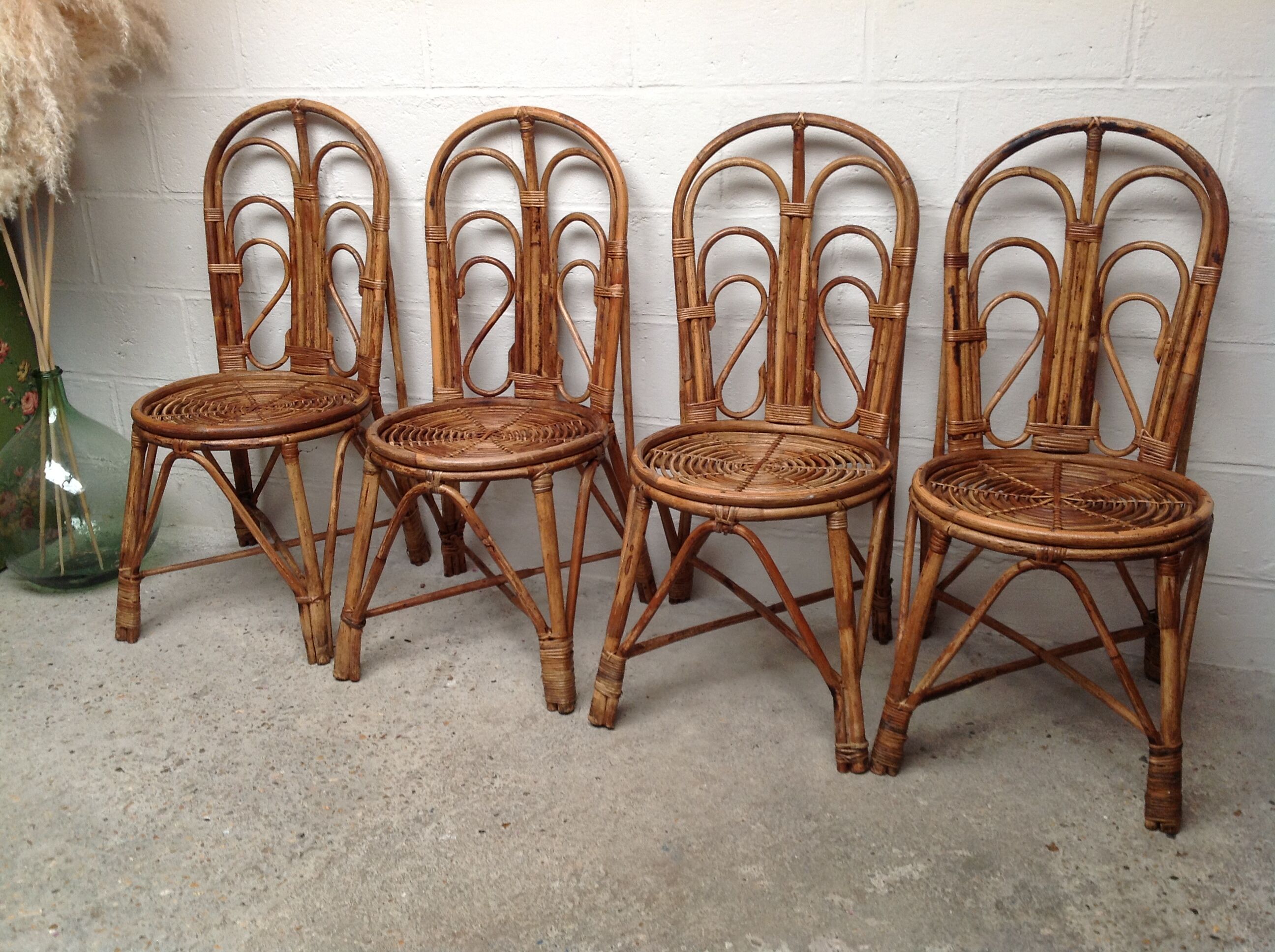 Vintage rattan chairs