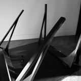 Castiglioni folding table & chairs 1965