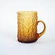 Glass jug, Italian design, 1960s, made in Italy