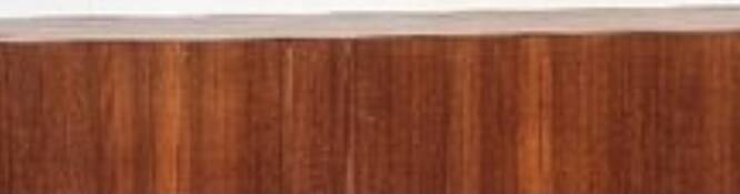 Low Scandinavian teak sideboard