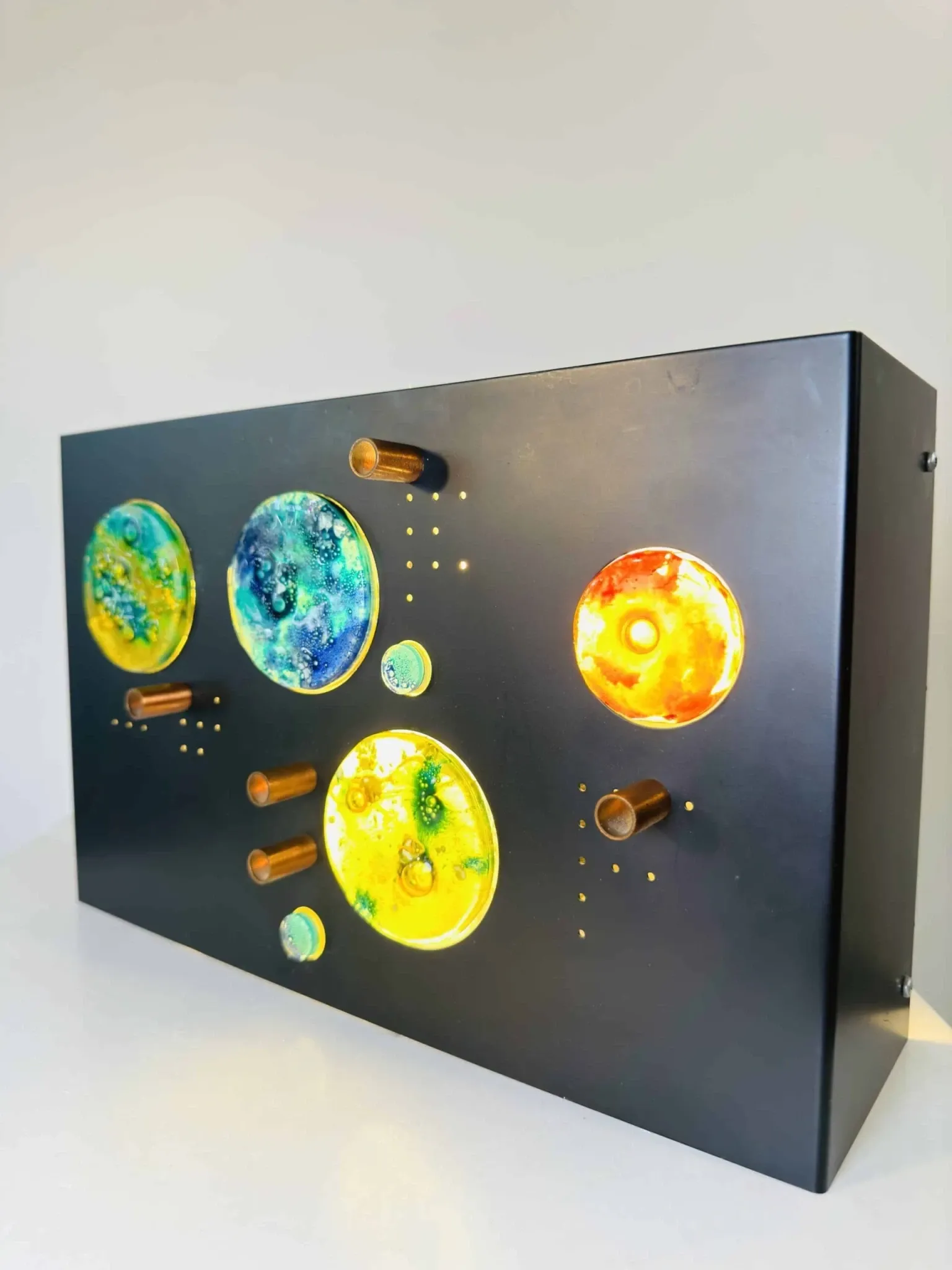 C-1701 Collage Wall Lamp By Willem Van Oyen For Raak Amsterdam, The Netherlands 1960S
