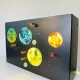 C-1701 Collage Wall Lamp By Willem Van Oyen For Raak Amsterdam, The Netherlands 1960S