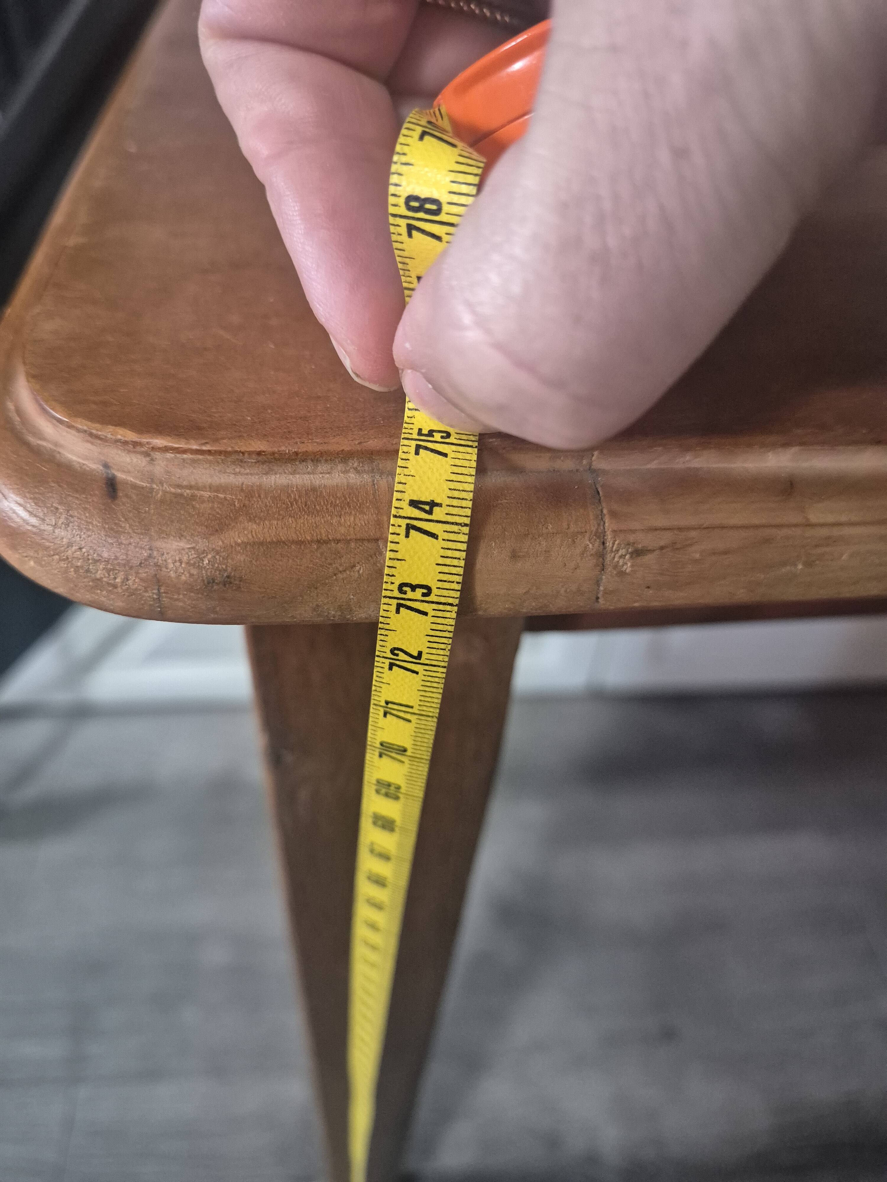 side table serving or dining for small vintage space