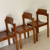 4 Schapp Mobel wooden chairs