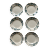 6 Lutèce Longchamp flat plates old iron earth