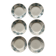 6 Lutèce Longchamp flat plates old iron earth