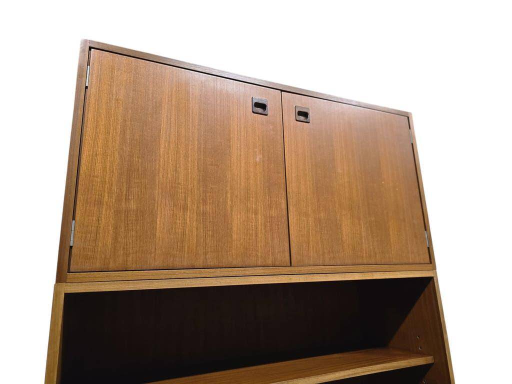 Bibliothèque / vitrine vintage en bois MDK