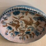 Blue glazed ceramic cup Cazaux Biarritz