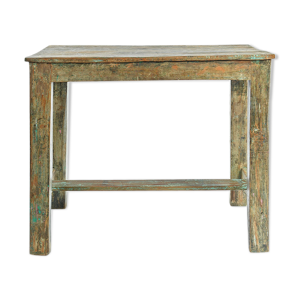 table en bois patiné