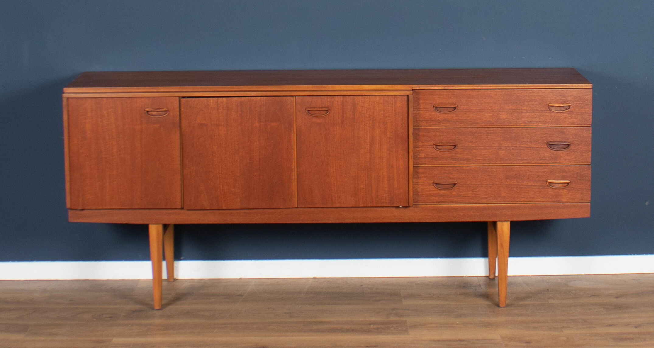 Retro teak 1960s beutility mid century sideboard