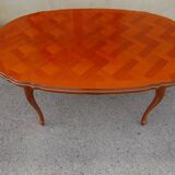 Oval table, Regency style, integrated extensions