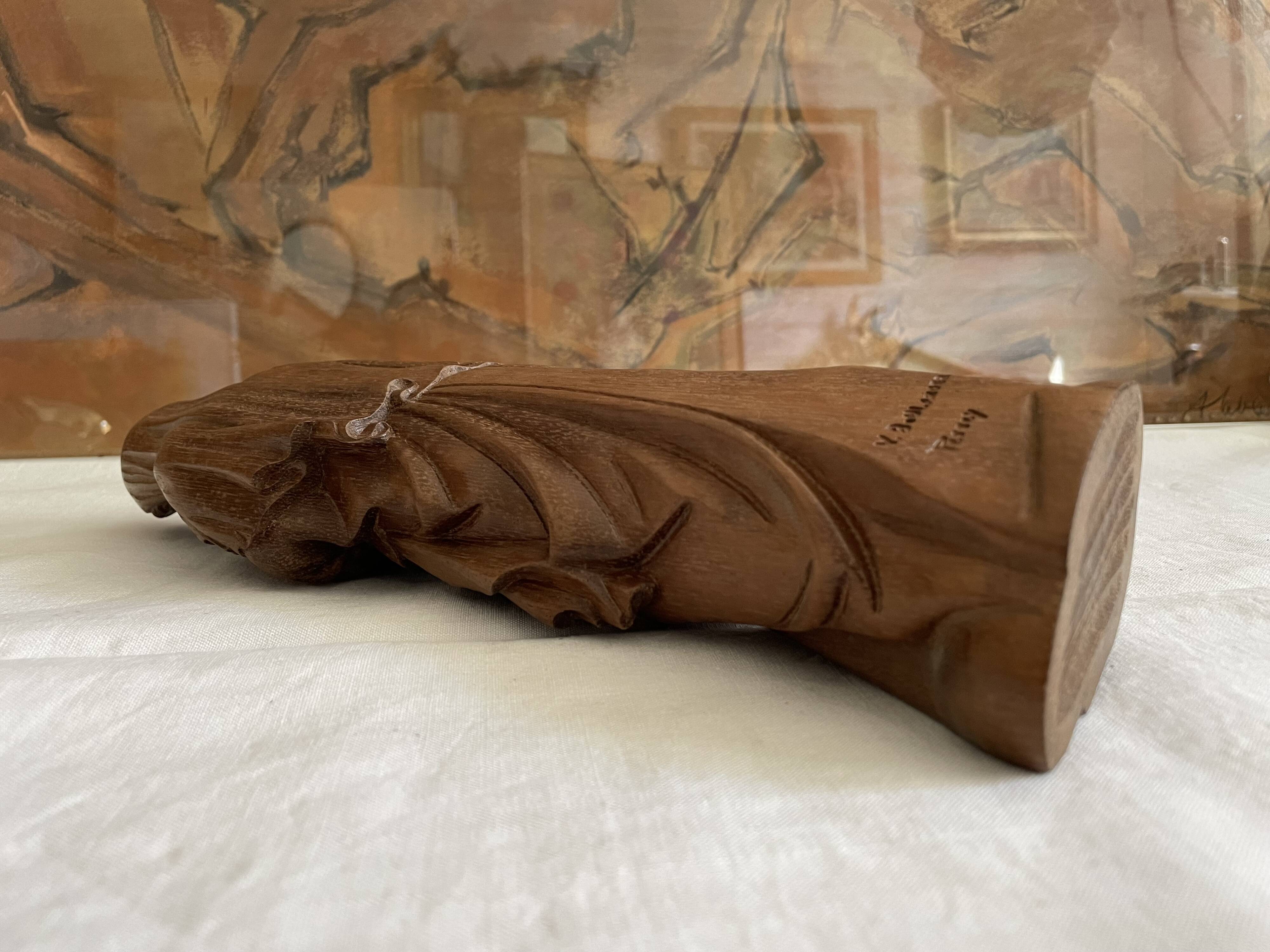 Religious icon wood V. Boulanger