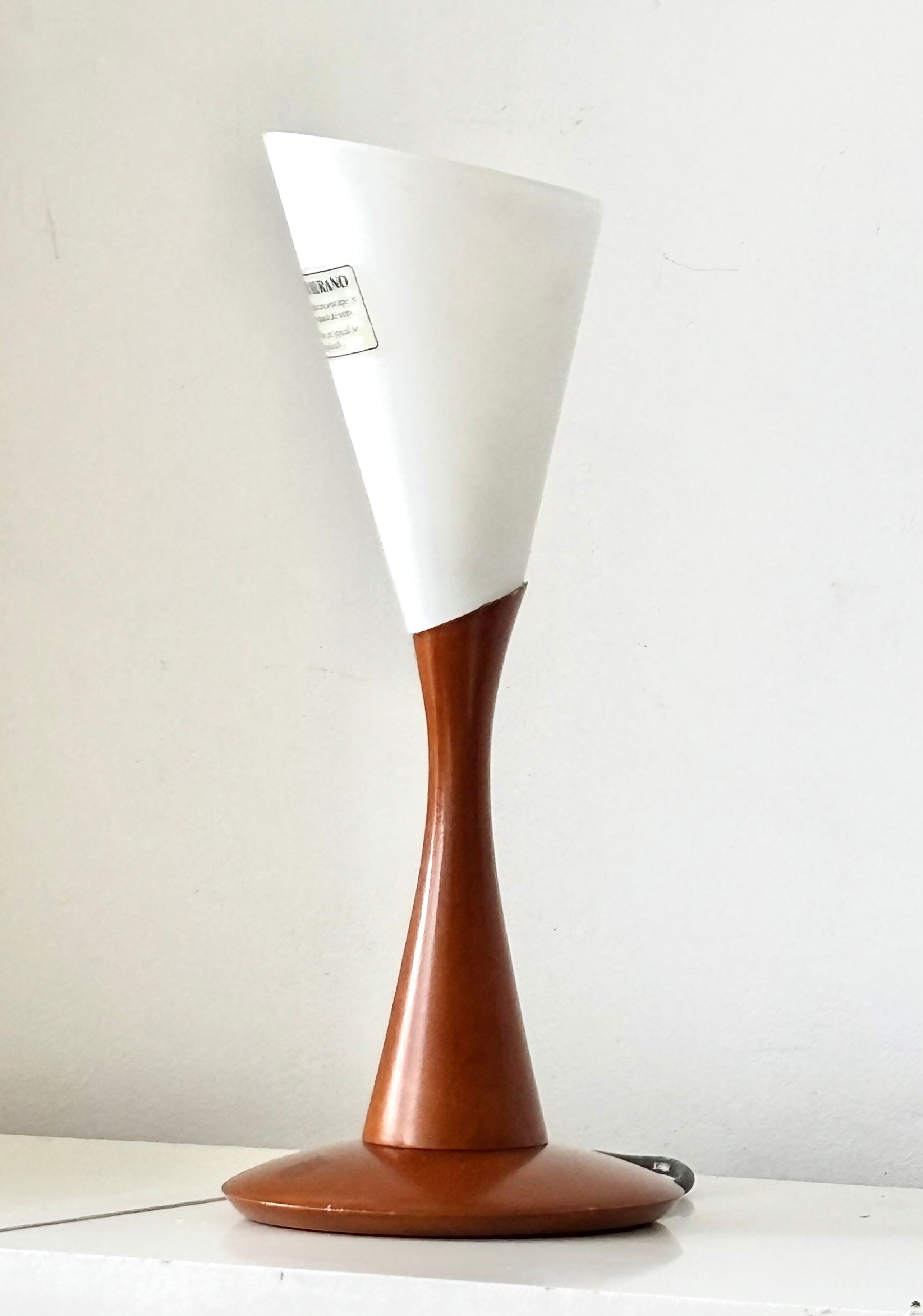 Neoggetti lamp made of Murano glass and wood