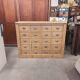 Seed trader's furniture with 20 fir drawers