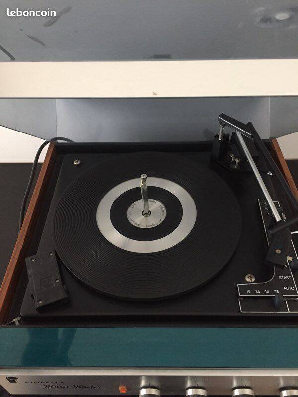 Vintage turntable fidelity music master solid state