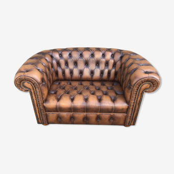 Canapé chesterfield 2 places