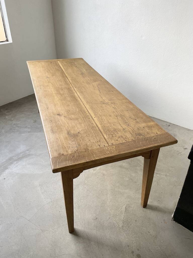 Oak farm table 220 cm